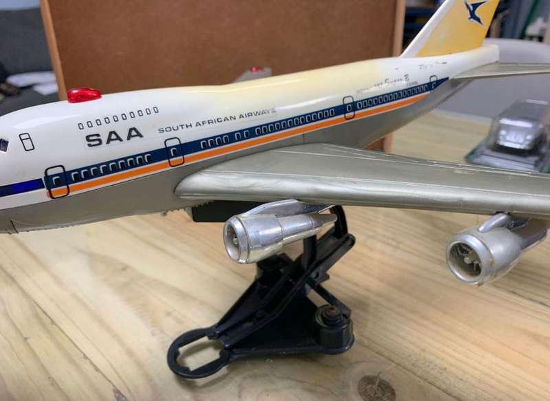 SAA Boeing 747 Super B Combi Battery toy plane