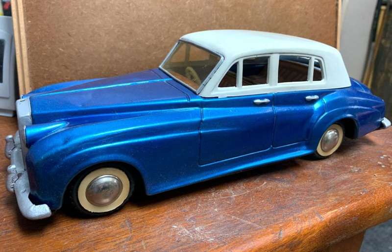 Bandai Rolls Royce Silver Cloud Tin Litho Toy