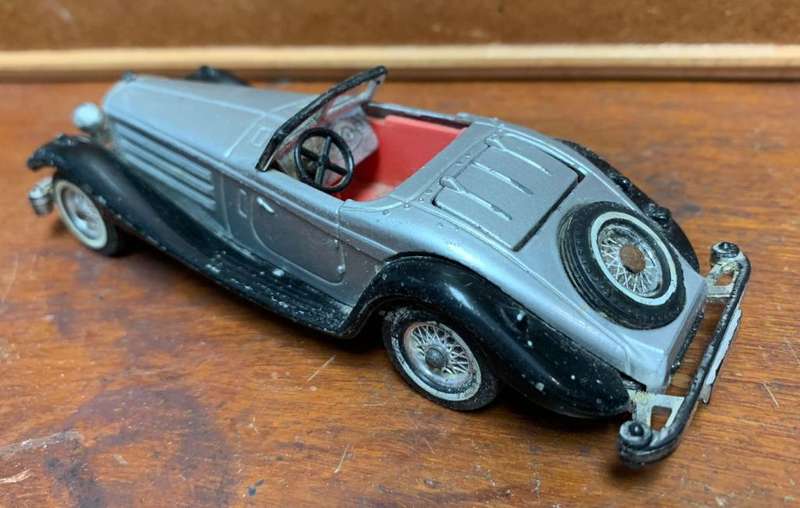 *R1 Auction* Matchbox MODELS OF YESTERYEAR Y-20 : 1937 MERCEDES-BENZ 540K -SILVER