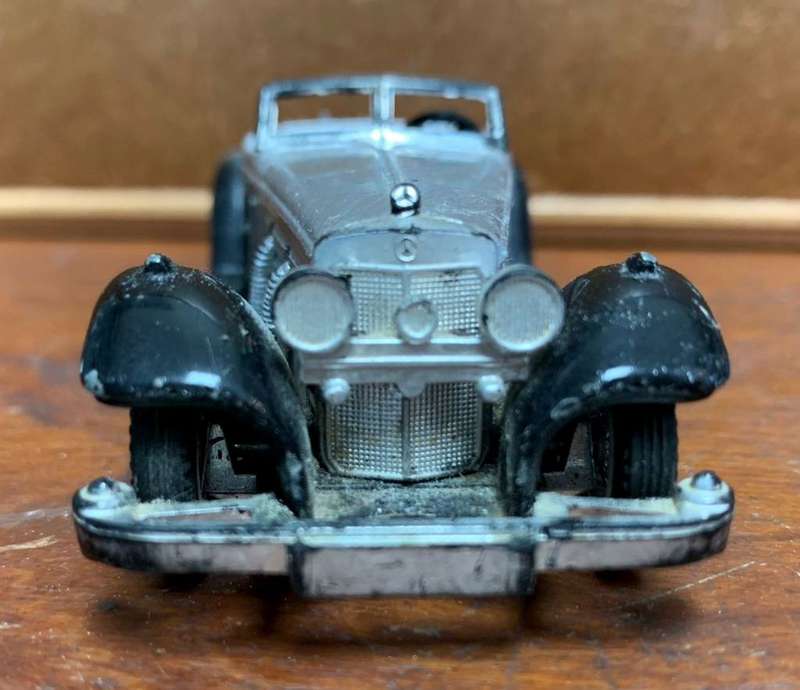 *R1 Auction* Matchbox MODELS OF YESTERYEAR Y-20 : 1937 MERCEDES-BENZ 540K -SILVER