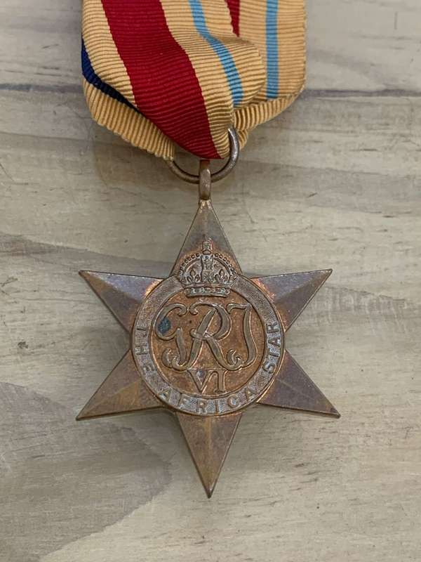 WWII Group of 5 medals Awarded to J.A. Vorster