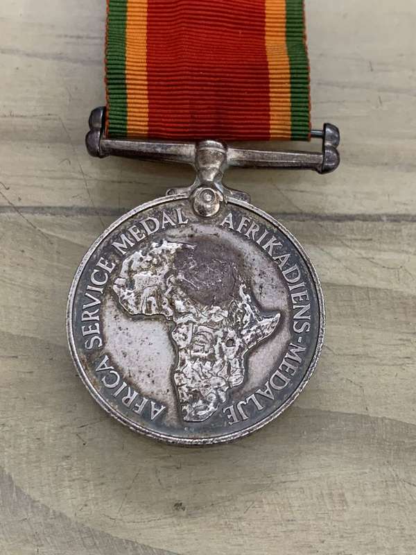 WWII Group of 5 medals Awarded to J.A. Vorster