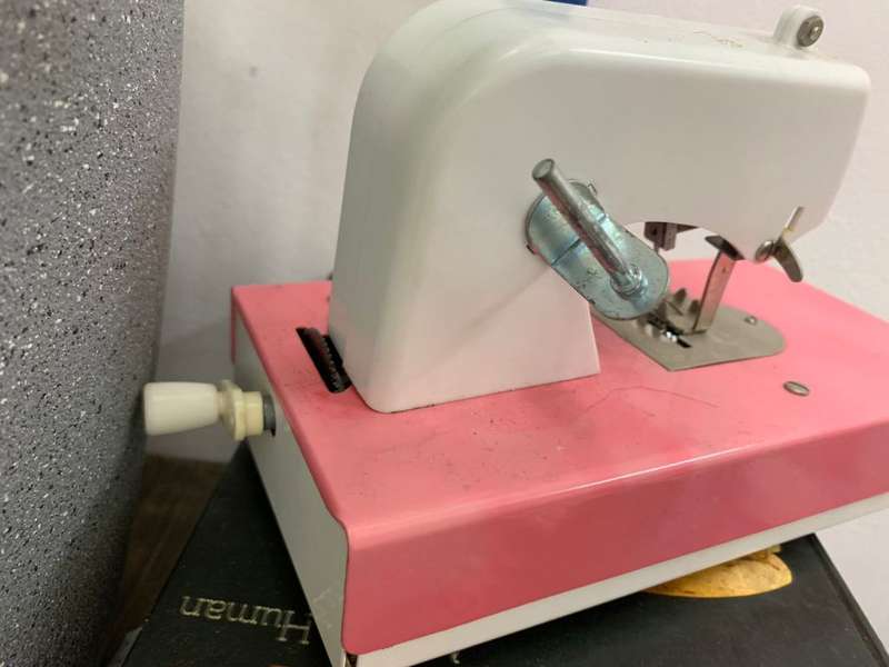 Vintage Pink Sew Ette Toy Sewing Machine