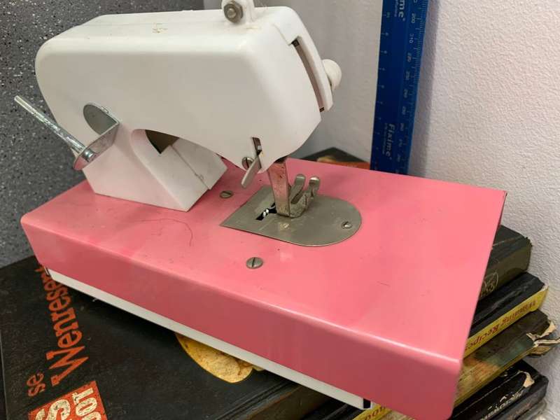 Vintage Pink Sew Ette Toy Sewing Machine