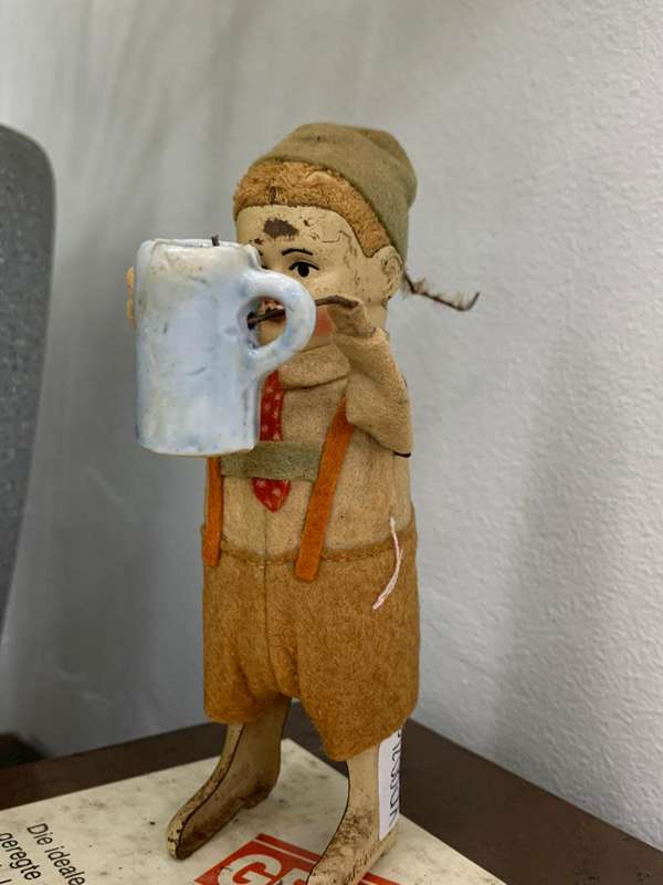 Vintage Wind Up Schuco Bavarian Boy