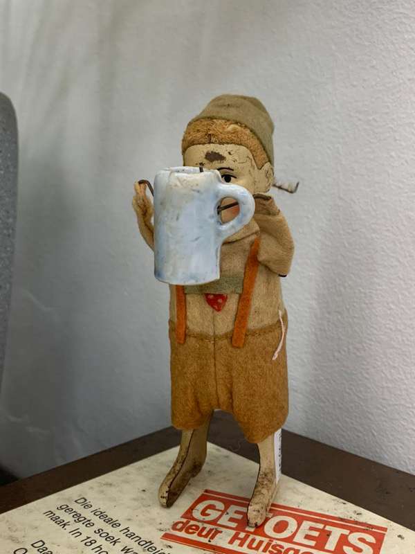 Vintage Wind Up Schuco Bavarian Boy