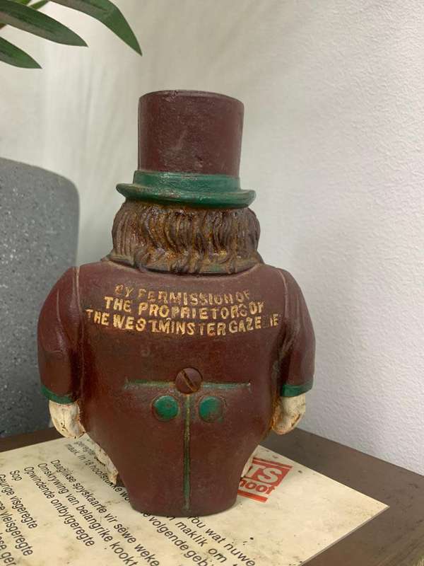 Original Cast-Iron Paul Kruger Money Box-Transvaal Money Box