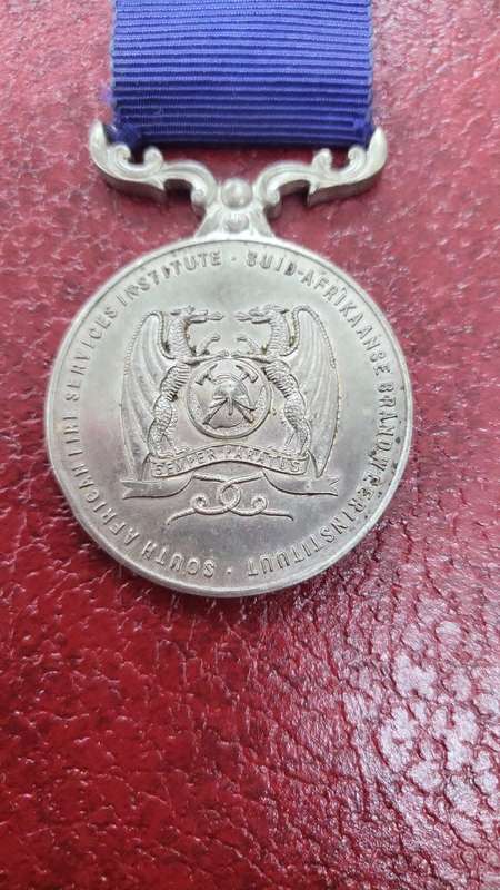 SA Fire Services, Long Service & Good Conduct Silver medal