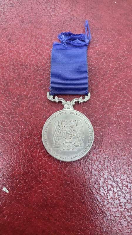 SA Fire Services, Long Service & Good Conduct Silver medal