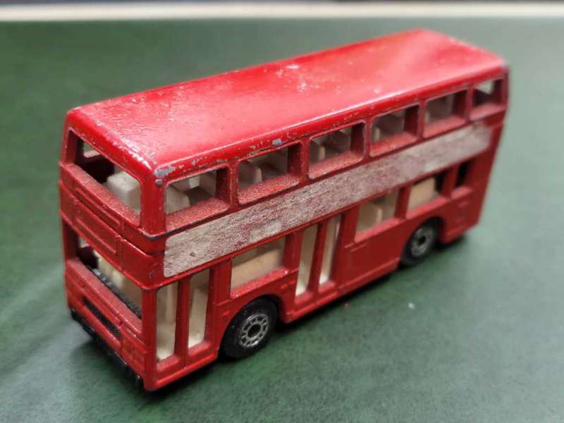 *R1 Auction* Lesney 1981 London Bus & no.5 Matchbox Series Bus