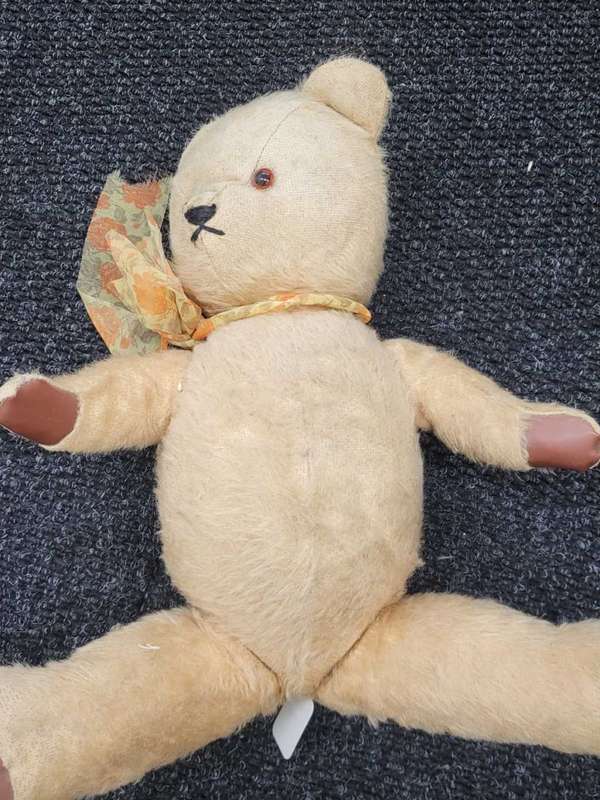 Antique Collectable Teddy Bear (Circa 1920-30s? Not sure)-Worn, Thinning Coat
