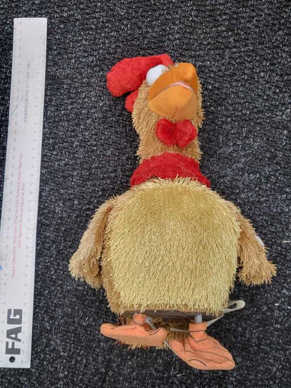 Beverly Hills Teddy Bear Company `The Cluck Cluck Polka` Electronic Toy Chicken