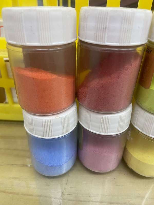 Enamel powders for glass art x8 - Used