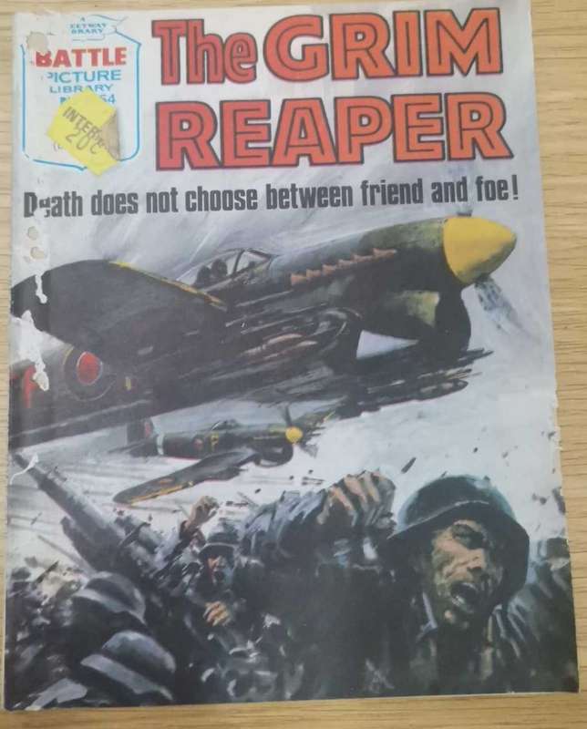 Fleetway Library War Picture Library #1654 The Grim Reaper
