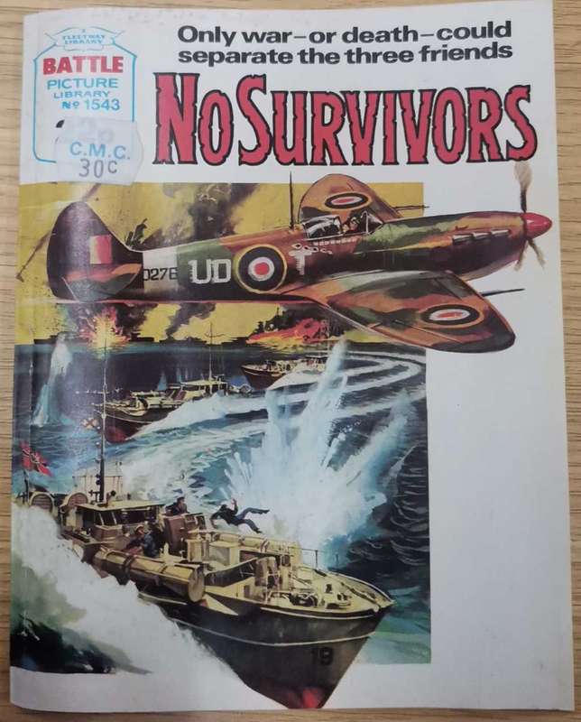 Fleetway Library: War Picture Library #1543-No Survivors