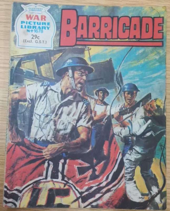 Fleetway Library: War Picture Library #1678-Barricade