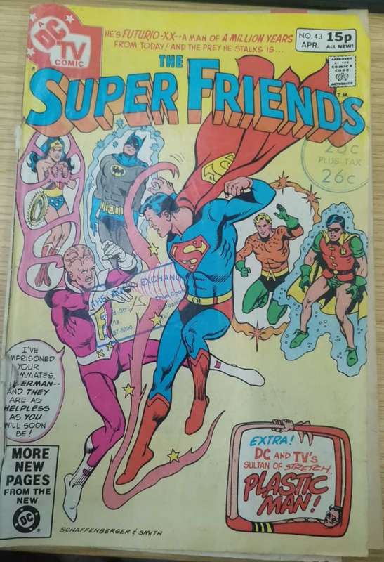 1981 DC TV Comic: The Super Friends #43 - Futurio XX