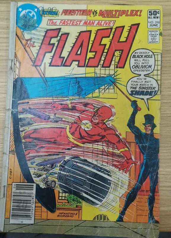 DC: The Flash #298-The Sinister Shade (1981)