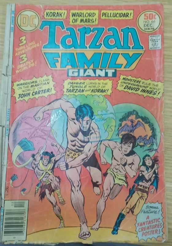 DC: Tarzan Family #66-Giant (Gray Morrow-1976)