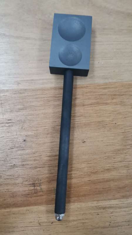 **R1 Auction** Graphite Four-in-One Lentil Shaper Glass Tool-Possibly Never Used