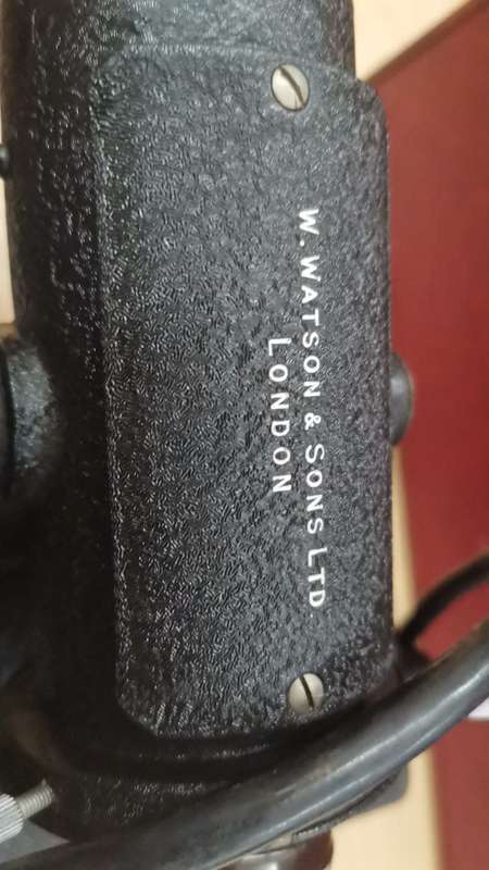 Whatson & Sons LTD Microscope Lamp 1957- Made in London-Working