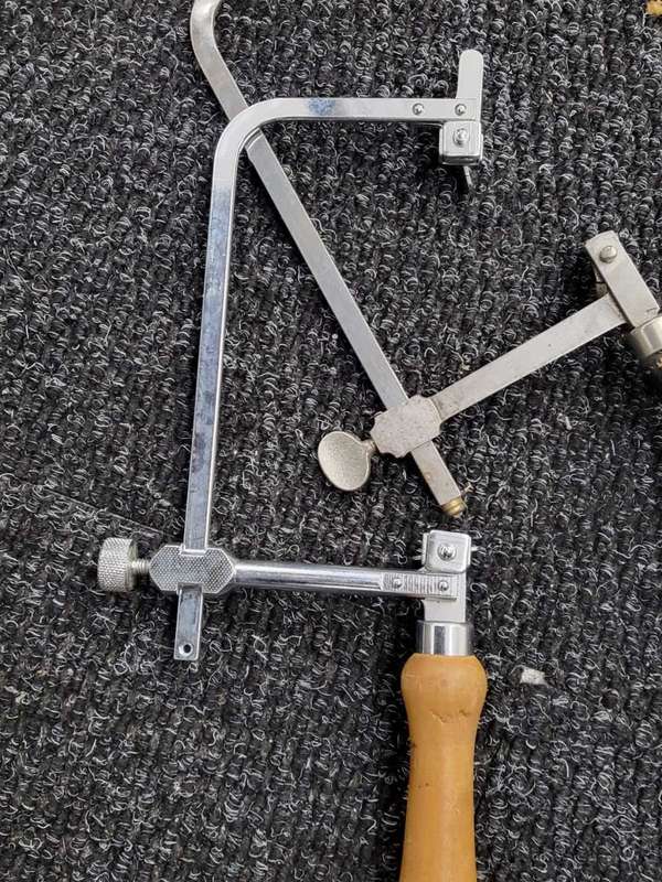 Pair of Adjustable Jewelers Saw Frame-Used