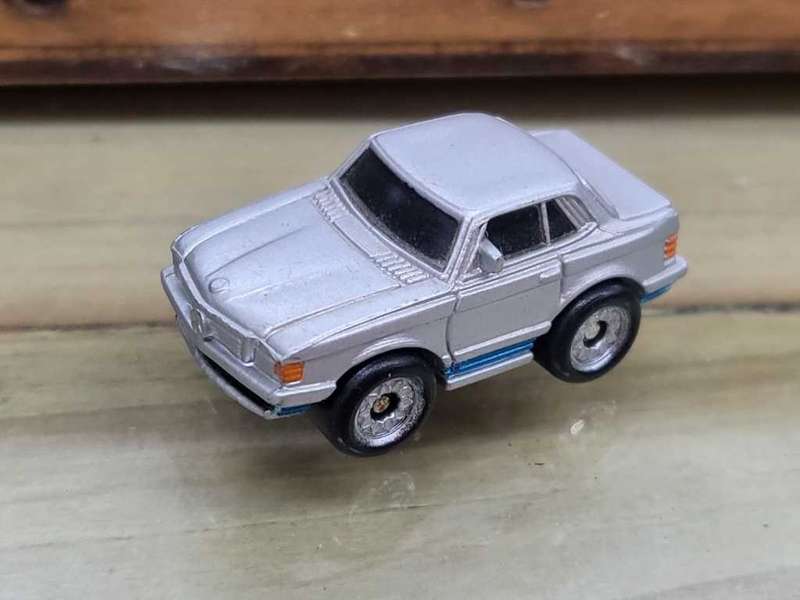 Galoob: Mini silver Mercedes Benz 450 SLC