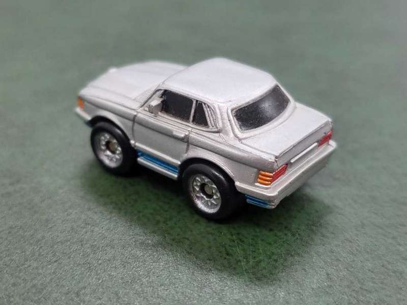 Galoob: Mini silver Mercedes Benz 450 SLC