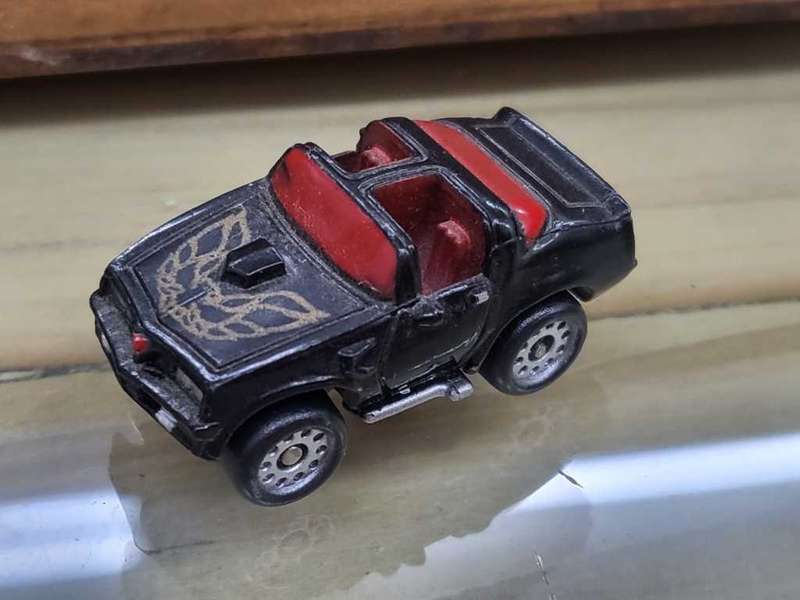 Galoob: Mini pontiac 70-80's TRANS AM in black