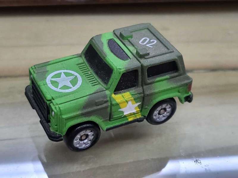 Galoob: Mini 1990s army military truck