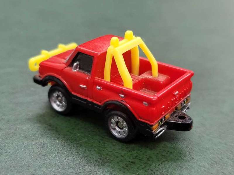 Galoob: Mini datsun off road pickup truck 1986 rare colour