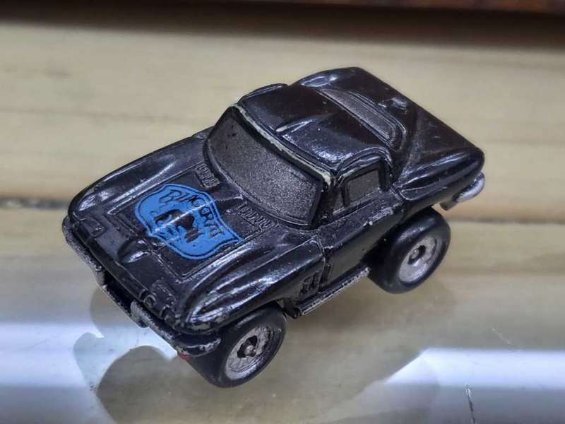 Galoob: Mini 1964 black Chevrolet corvette coupe