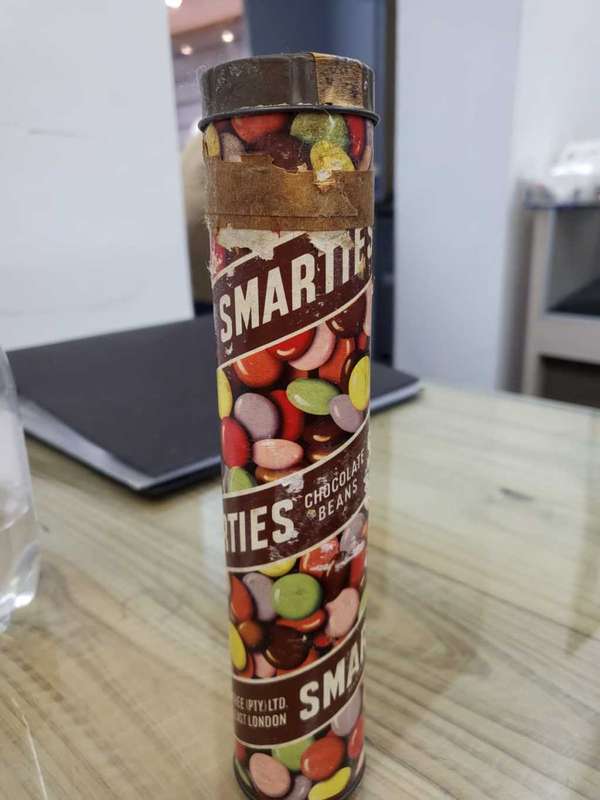 Vintage Smarties Tin