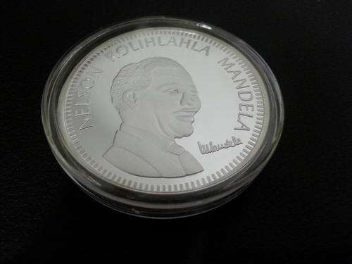 Nelson Mandela Silver Clad Coin
