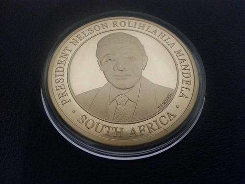 Nelson Mandela Copper Congress Clad Coin