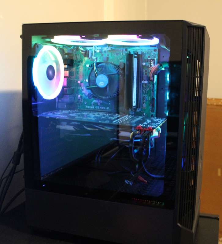 Epic Gaming PC (Intel Core i5 7400, 16GB DDR4, 512 SSD, 2TB HDD, Nvidia GTX 1070 Ti 8GB) For Sale