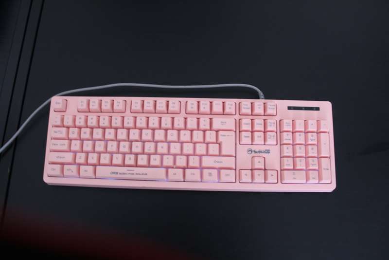 Pink Marvo CM418 Mechanical Keyboard For Sale!