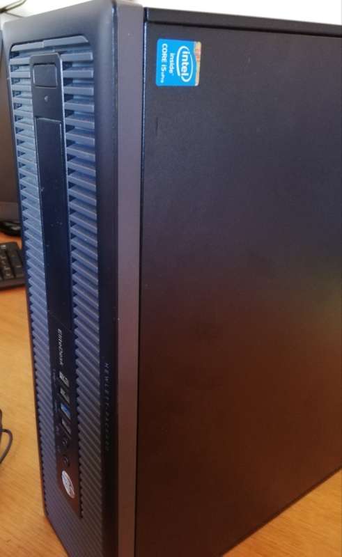 COMPLETE DESKTOP PC (HP EliteDesk 800 G1-Intel Core i5 vPro 4th GEN) + 17" MONITOR +MOUSE/KEYBOARD