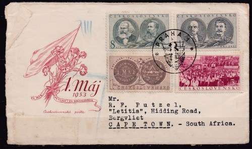 Ceskoslovensko 1953 Labour day FDC. LOOK SCAN
