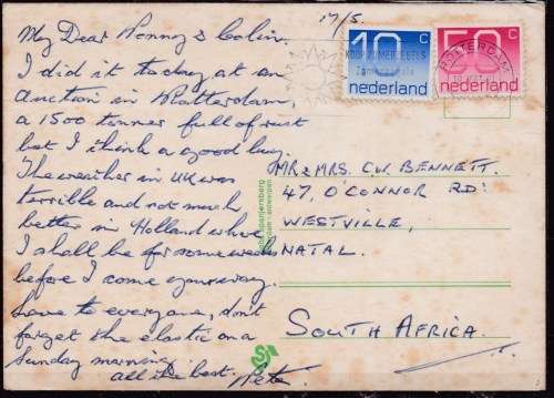 Netherlands 1983 post card. LOOK SCAN