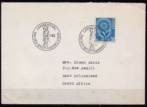 Switzerland 1964 europa cover. LOOK SCAN