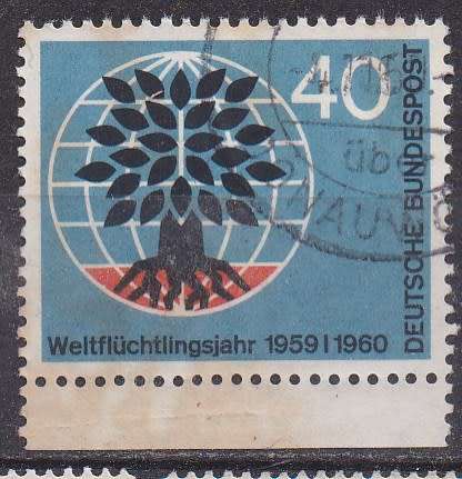 Germany 1960 world refugee year 40pf FU