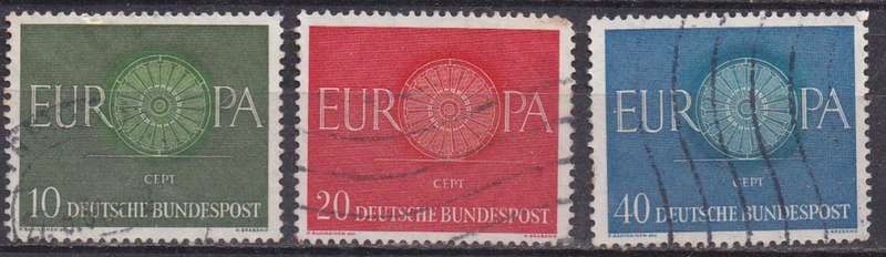 Germany 1960 Europa issue set FU