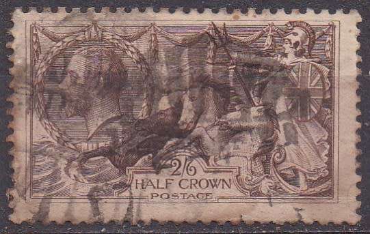 Great Britain 1919 Britania rules the waves 2/- 6d FU. CV: +/-R1360