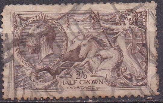 Great Britain 1919 Britania rules the waves 2/- 6d FU. CV: +/-R1360