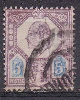 Great Britain 1902 King Edward vii 5d FU