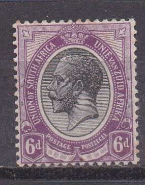 Union of SA 1913 King George v 6d MM