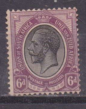 Union of SA 1913 King George v 6d MM