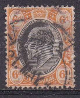 Transvaal 1904-09 King Edward vii 1/- FU