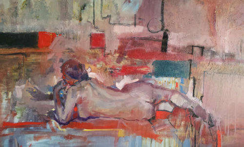 Lady Abstract (oil on canvas )